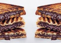 grilled Chocolate sandwiches